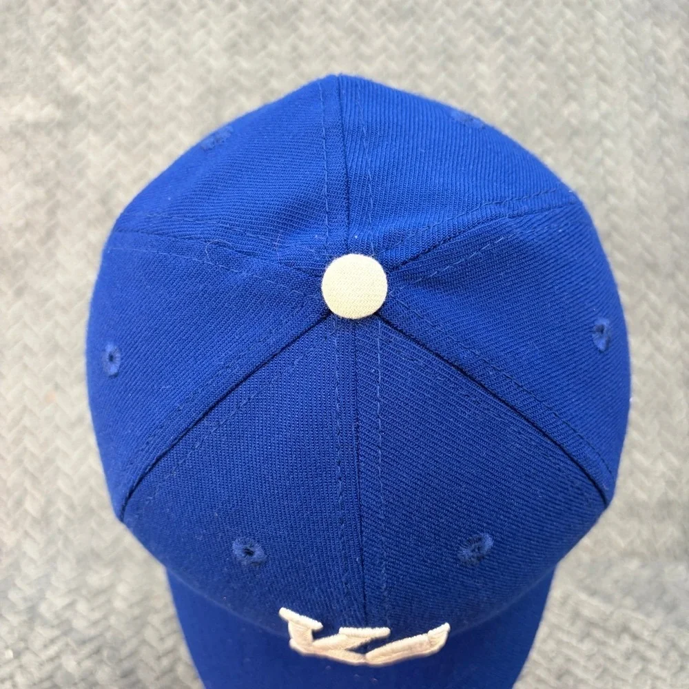 New Era Kansas City Royals MLB 39THIRTY Stretch Fit Hat Blue KC Baseball Cap